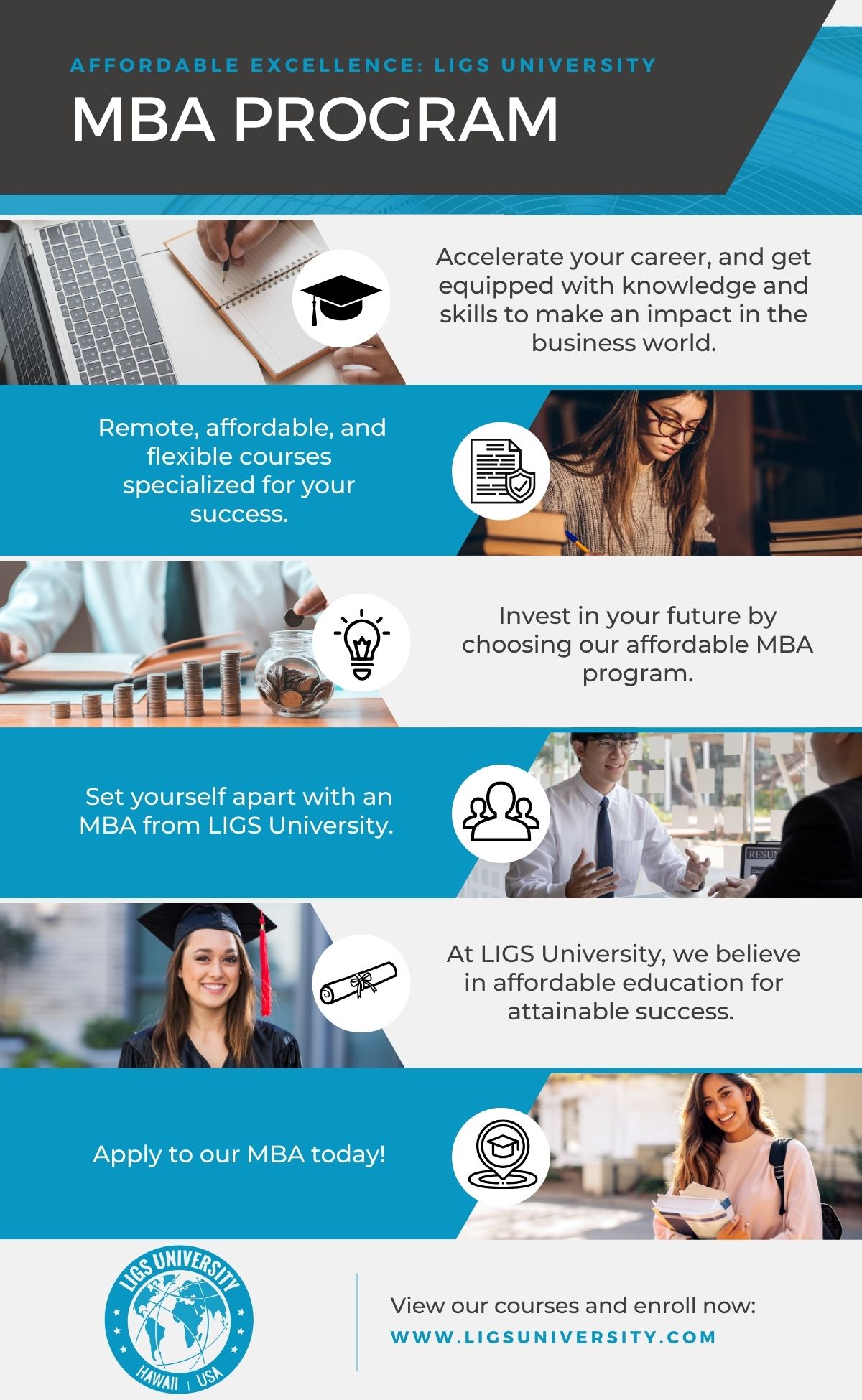 Affordable Excellence Infographic